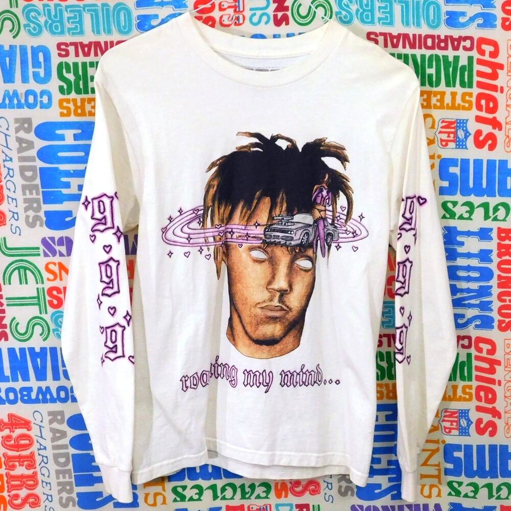 Juice Wrld Long Sleeve T Shirt Size S Roaming My Mind Graphic Sleeve Prints 999